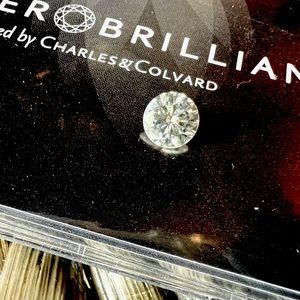 6.5mm Charles and Colvard loose brilliant moissanite